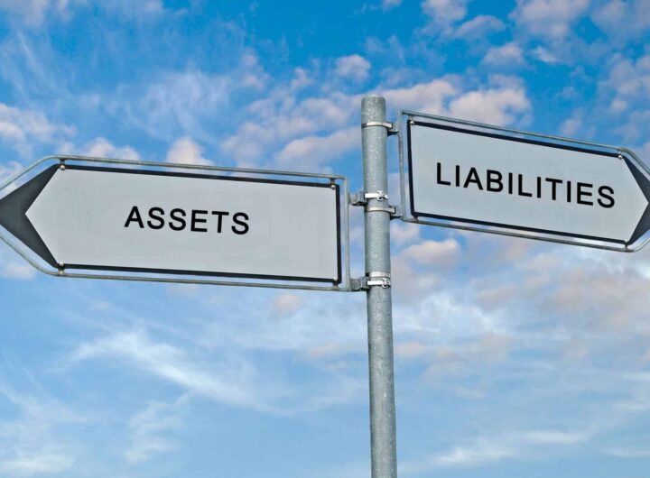 The difference between assets and liabilities